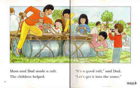 3B The Raft Race绘本故事第4页