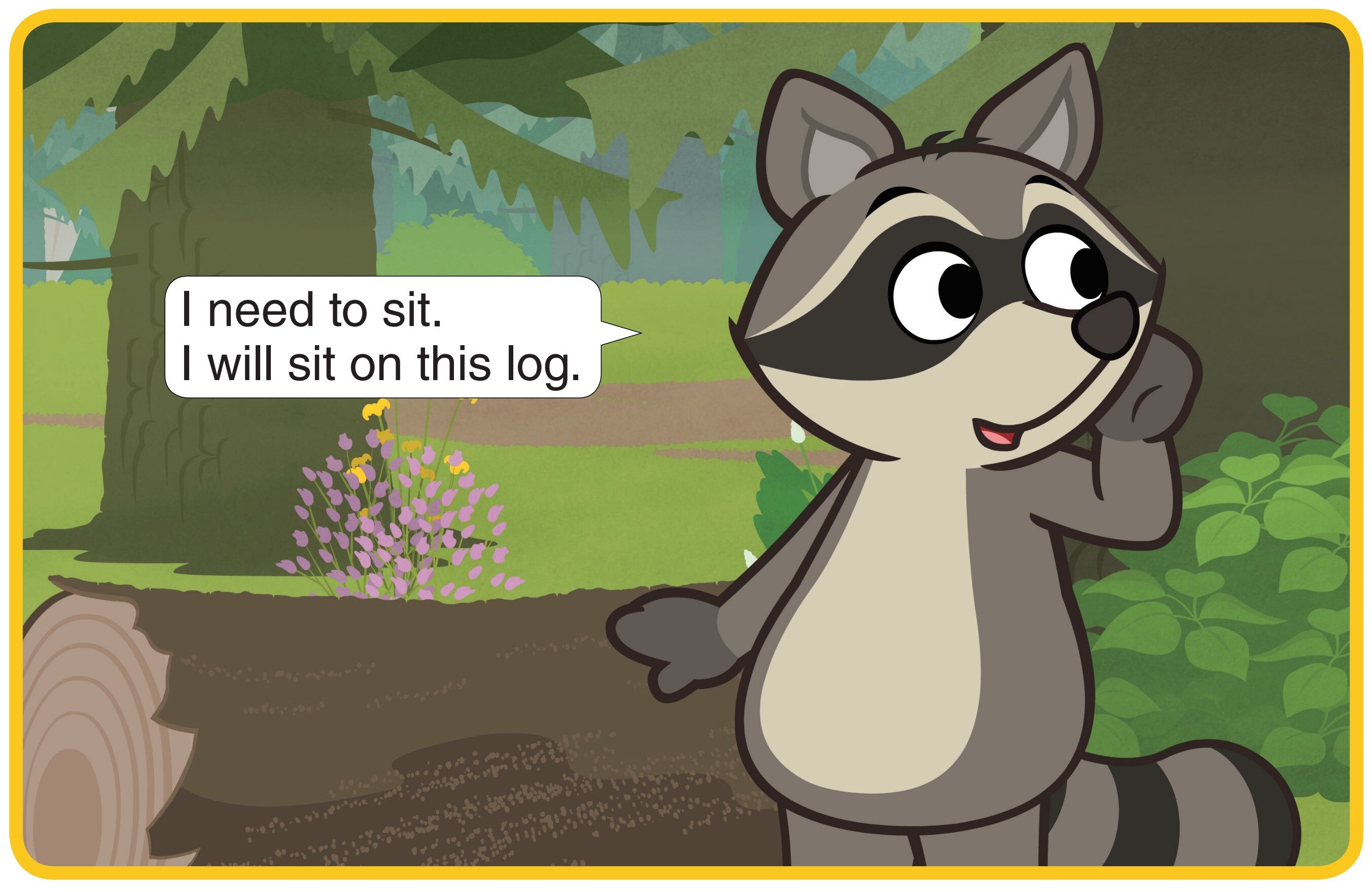 I Will Sit绘本故事第2页