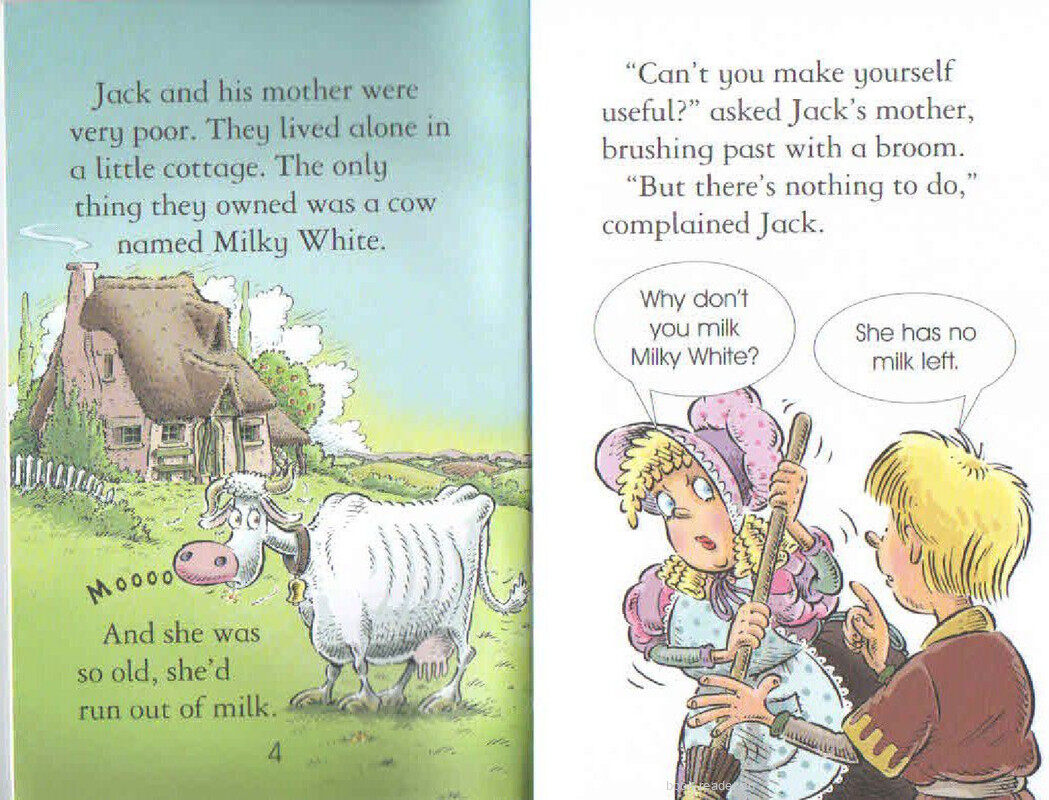 Jack and the Bean stalk绘本故事第4页