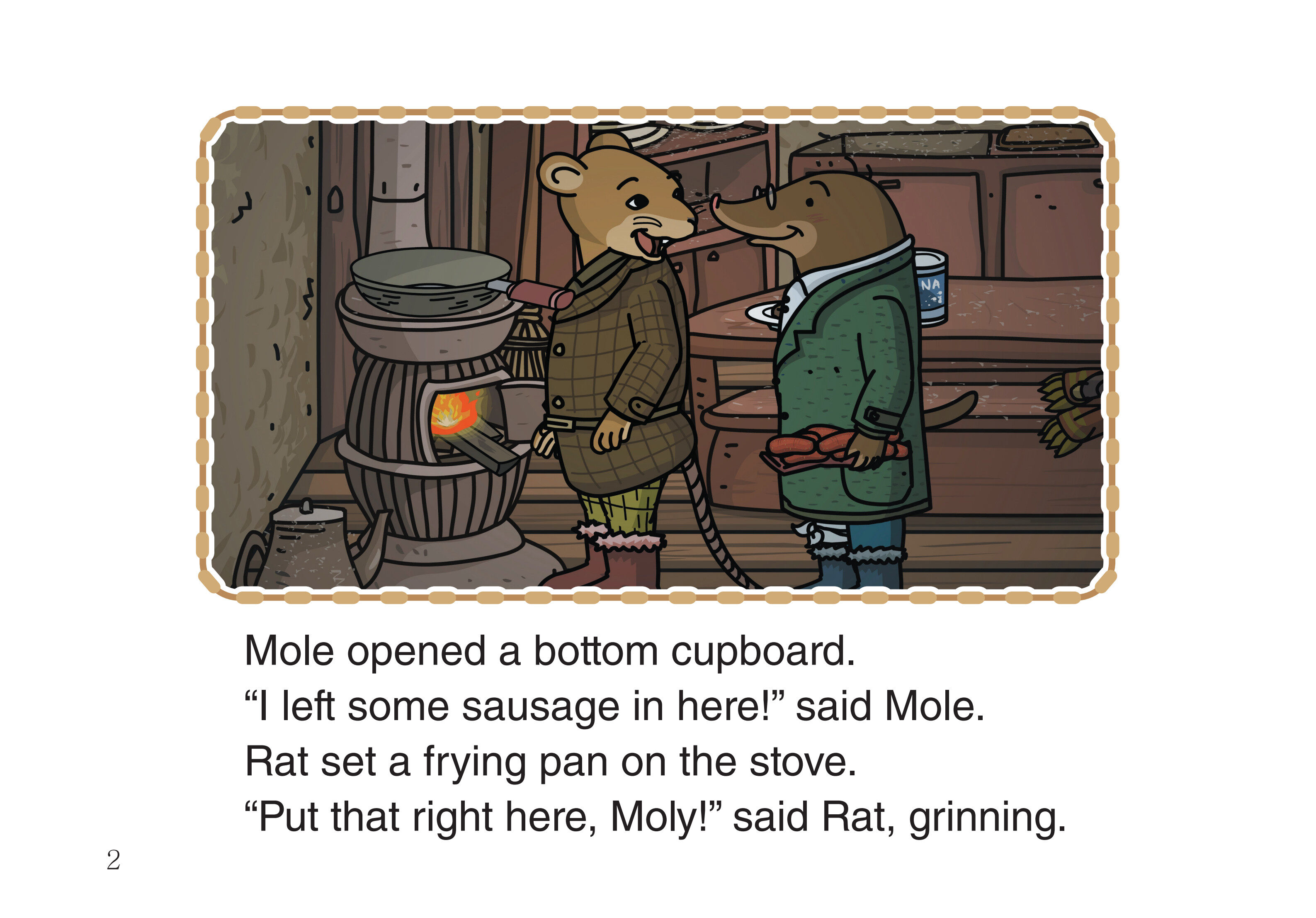 Dinner at Mole's House绘本故事第4页