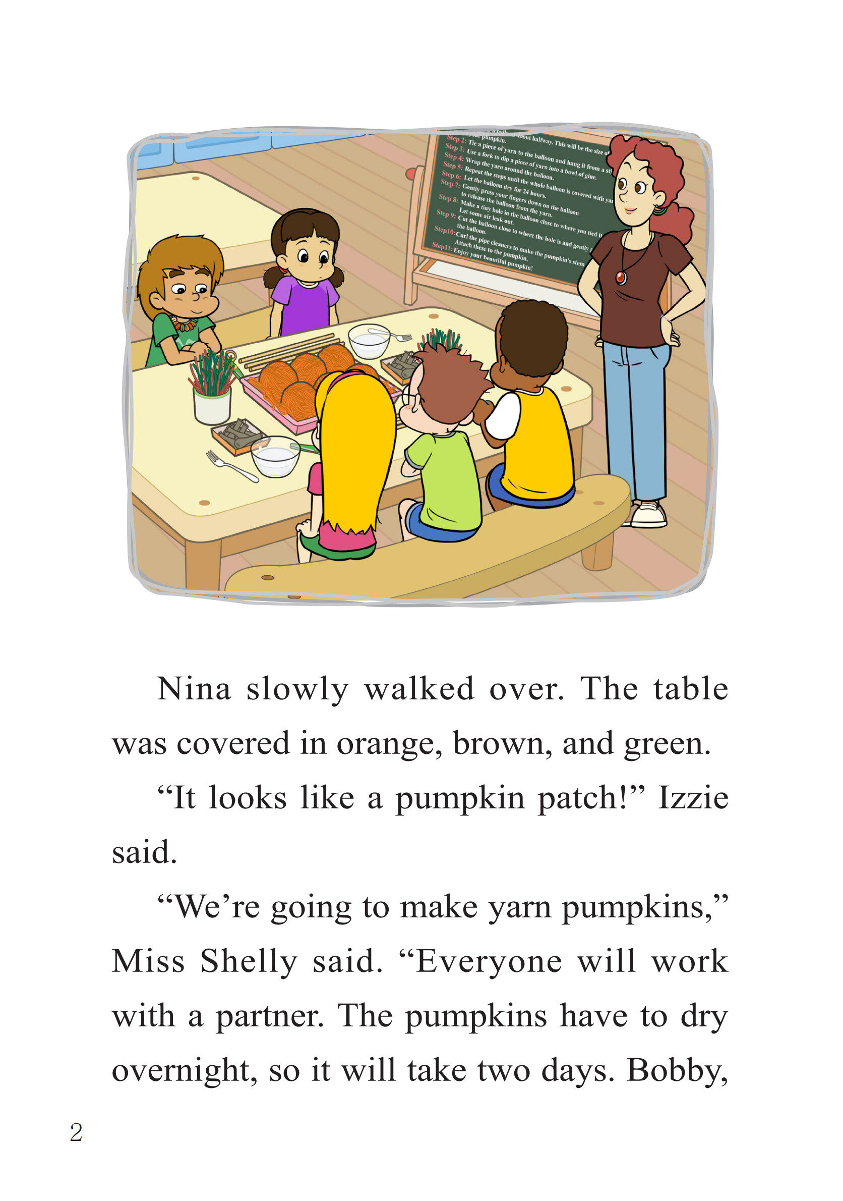 Yarn Pumpkins绘本故事第4页