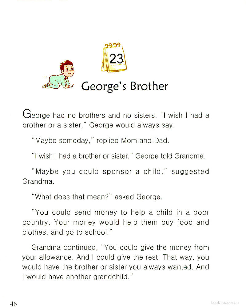 George's Brother绘本故事第2页