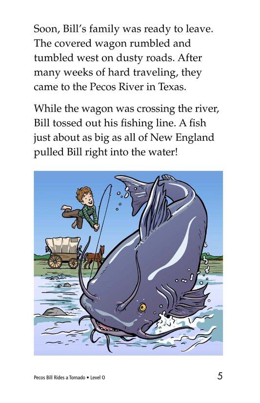 Pecos Bill Rides a Tornado绘本故事第5页