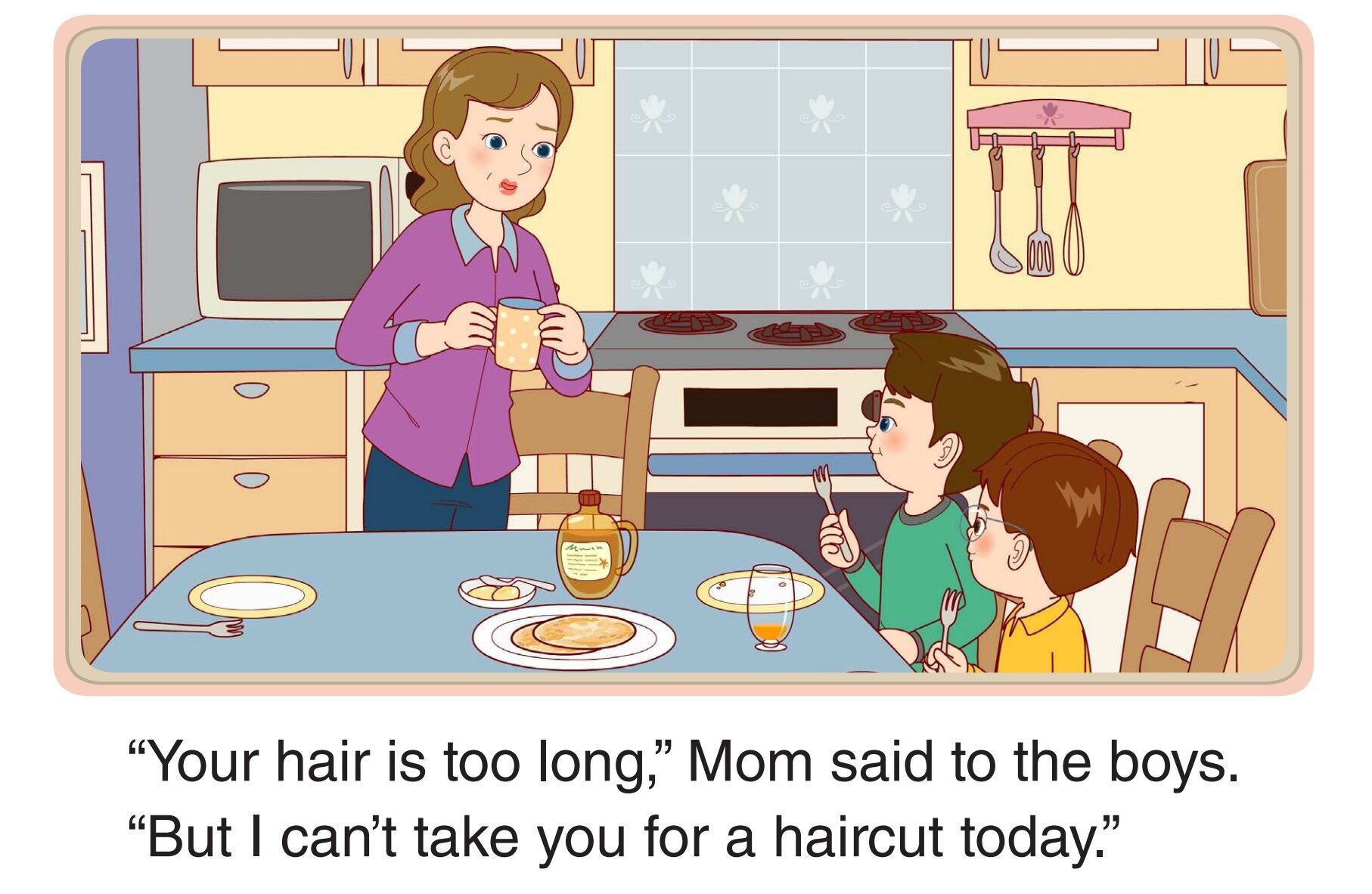 Getting a Haircut绘本故事第2页