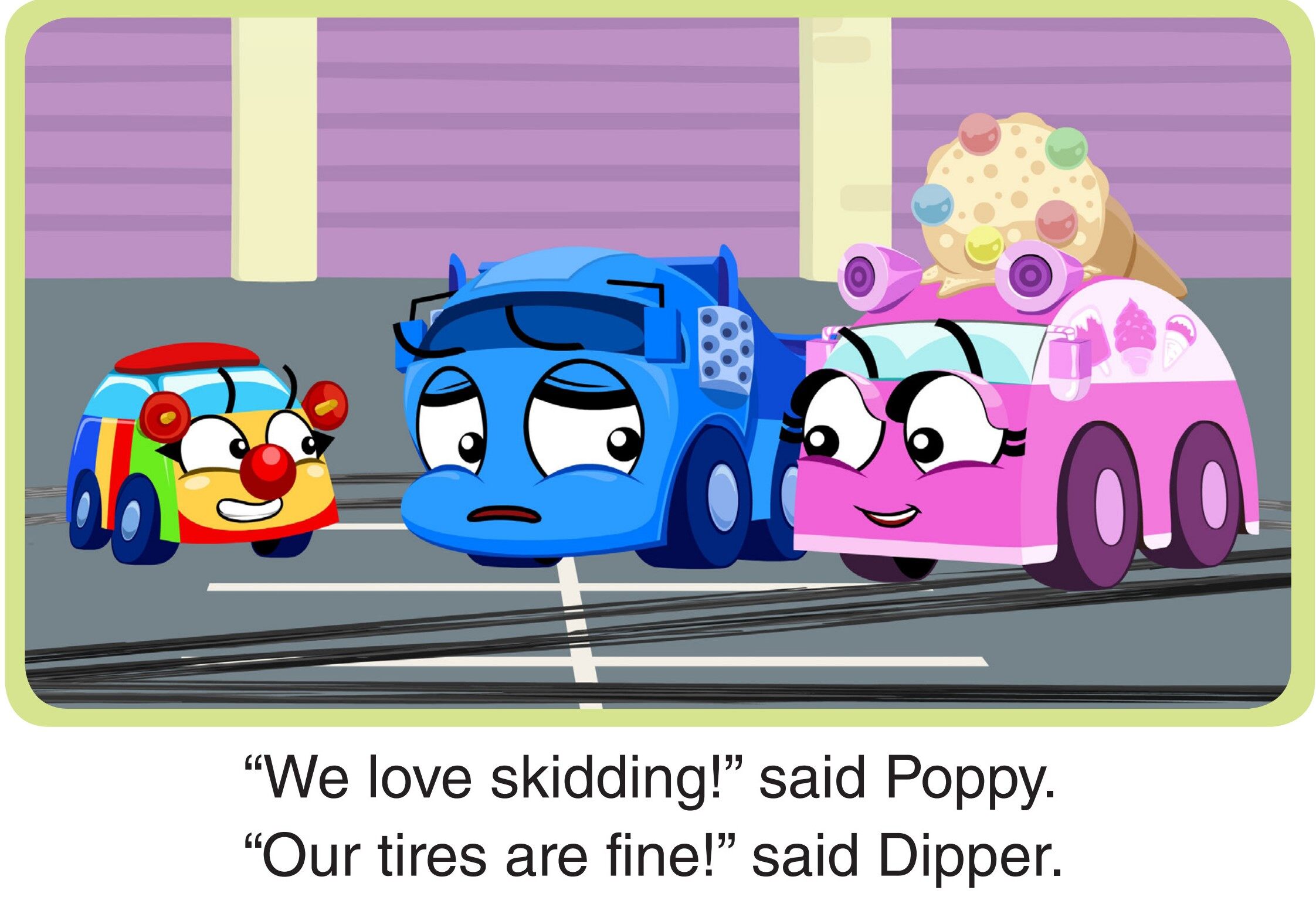 Skidding绘本故事第3页