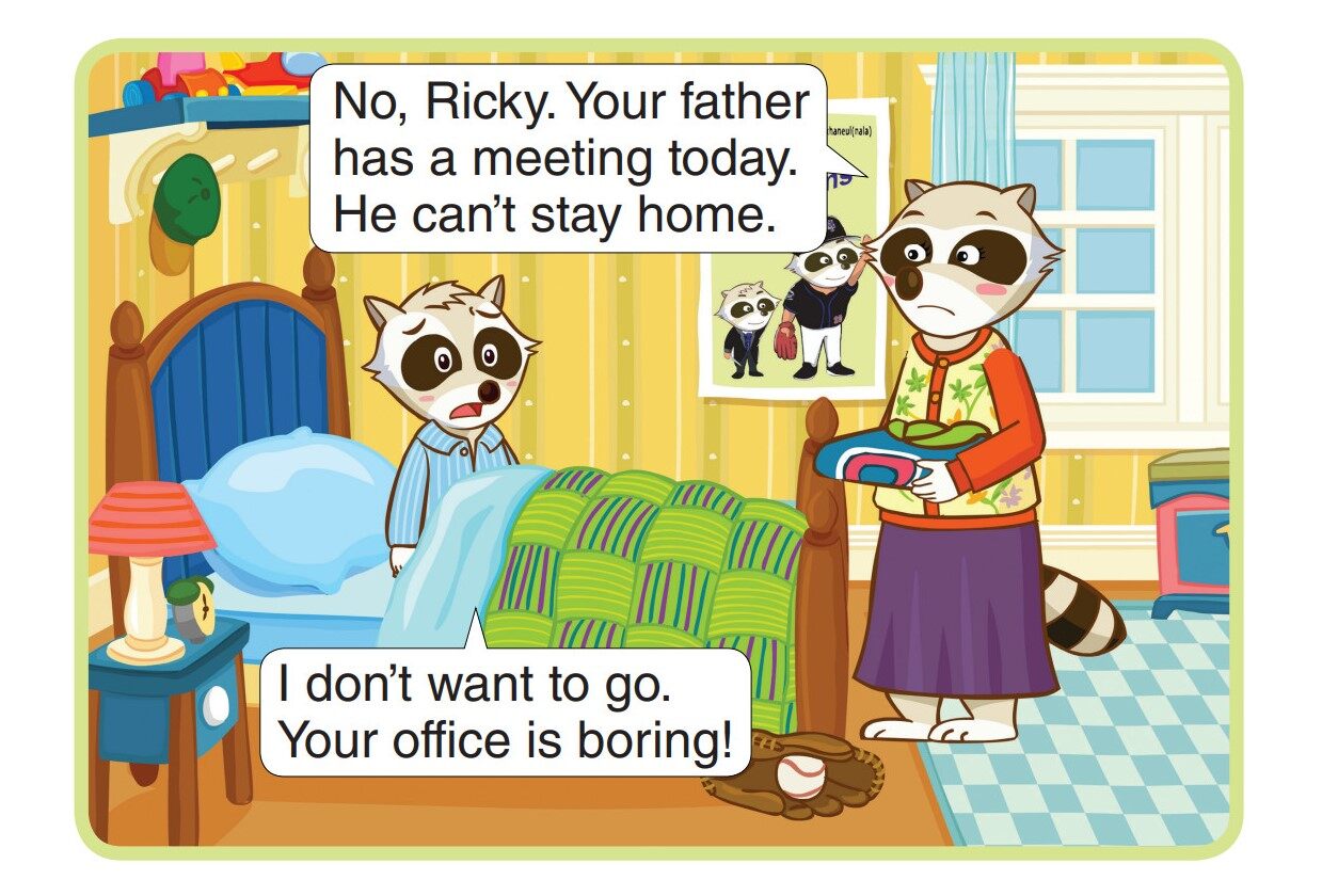 Going to Work with Mom绘本故事第4页