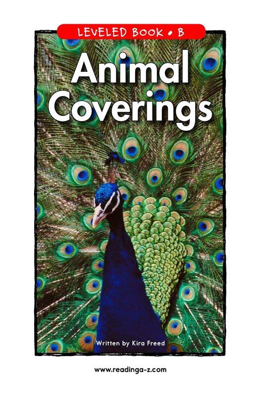 Animal Coverings绘本故事第2页