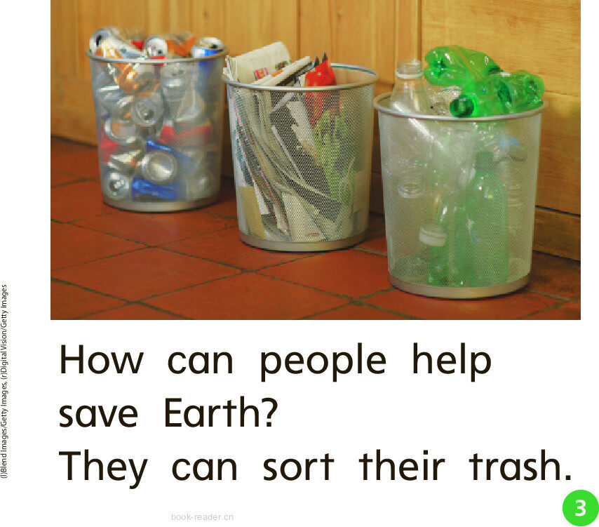 GK On U010W3 Let's Save Earth绘本故事第4页