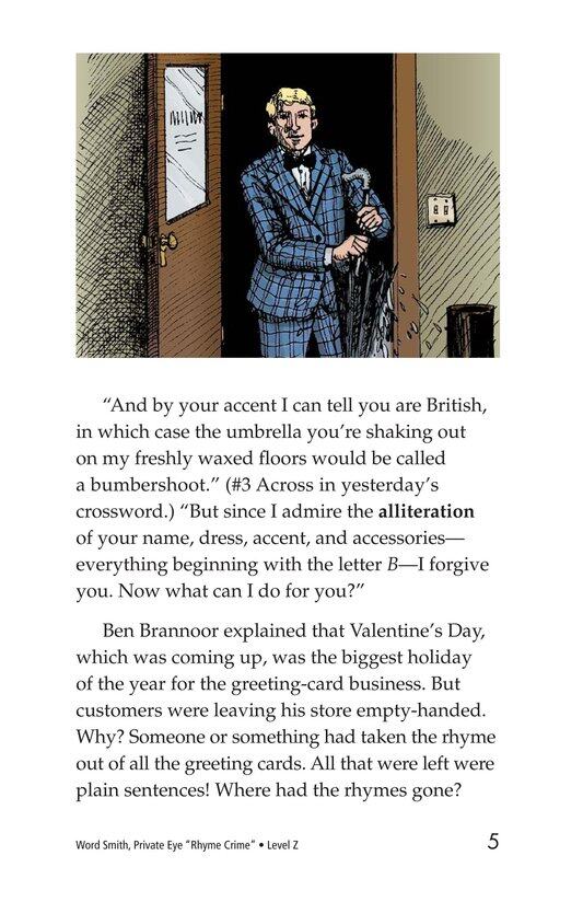 Word Smith,Private I Rhyme Crime绘本故事第5页