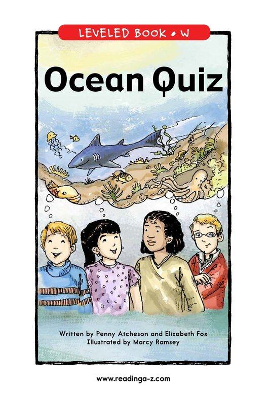 Ocean Quiz绘本故事第2页