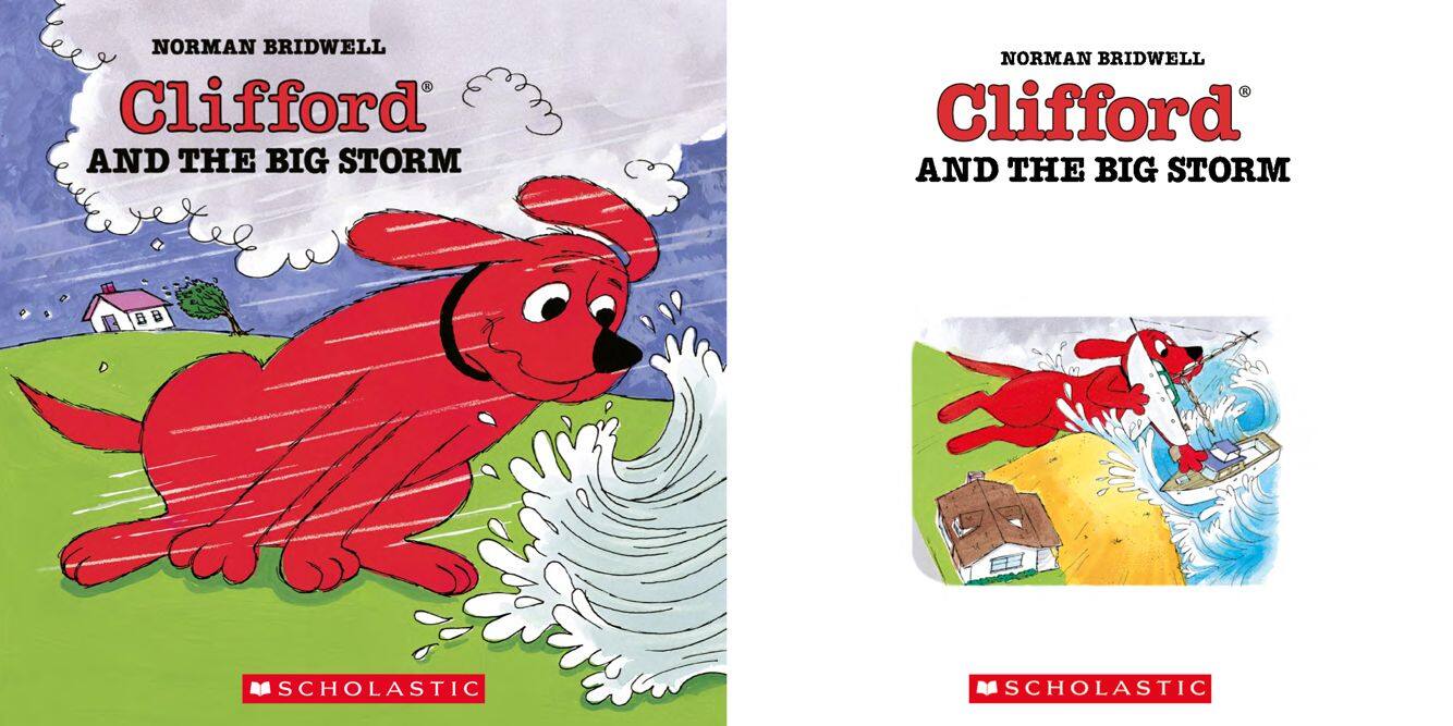 Clifford and The Big Storm绘本故事第2页