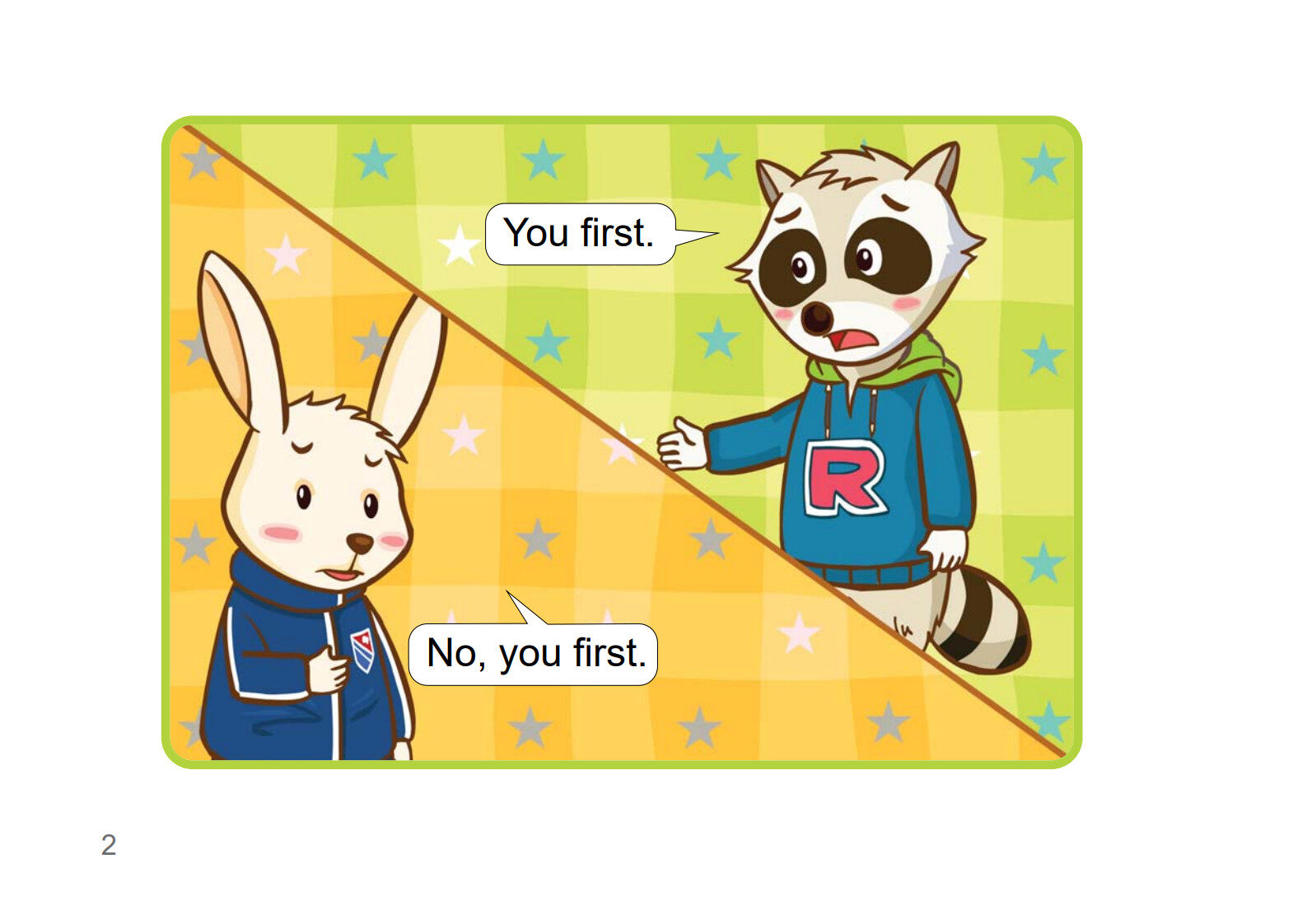 The Handshake绘本故事第3页