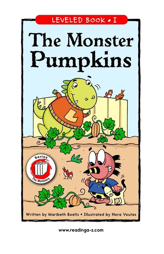 The Monster Pumpkins绘本故事第2页