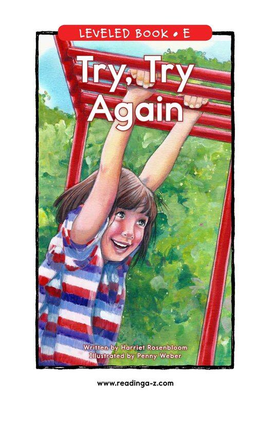 Try,Try Again绘本故事第2页