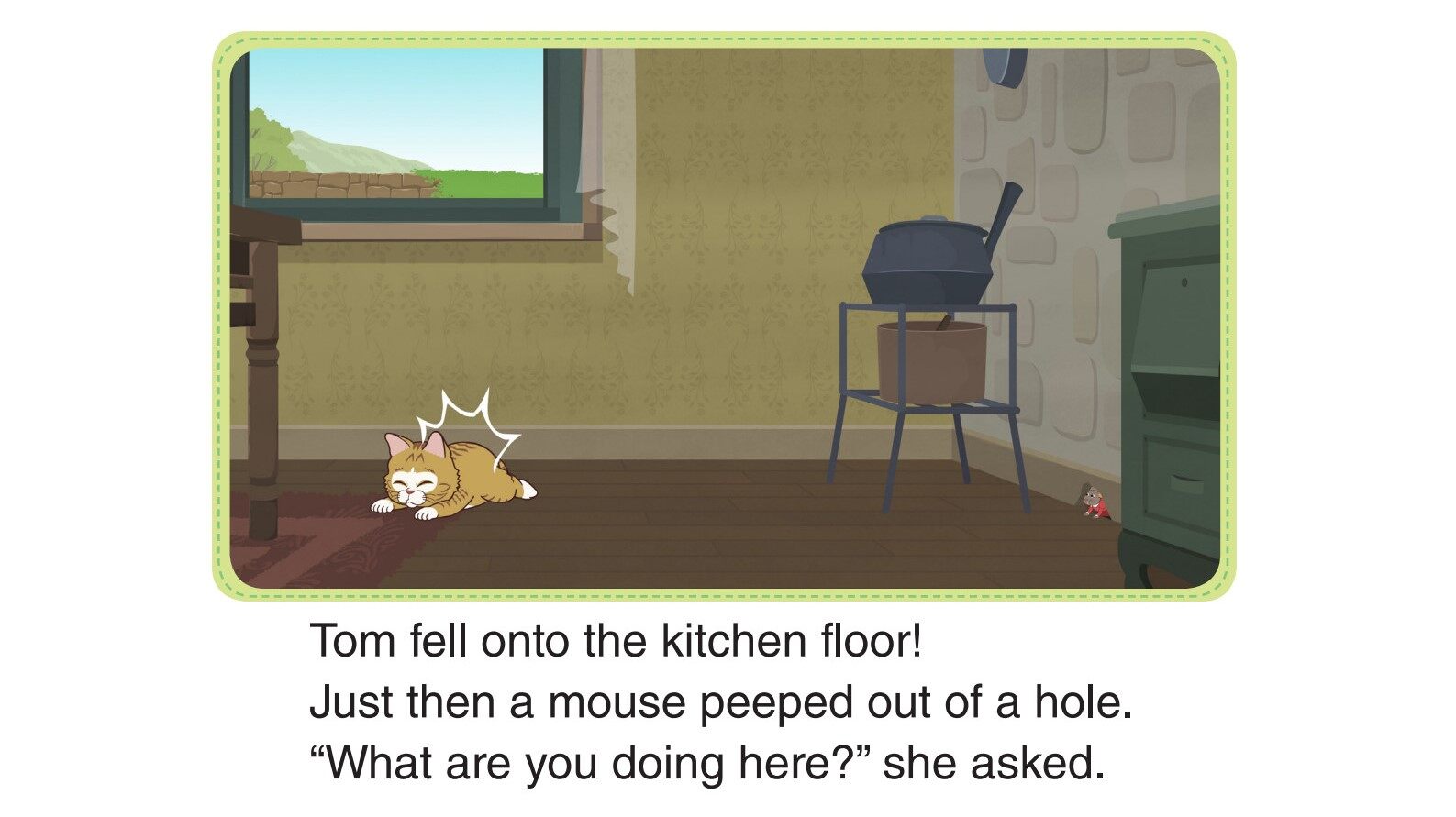 Tom Kitten Drinks Milk -In the Kitchen绘本故事第5页