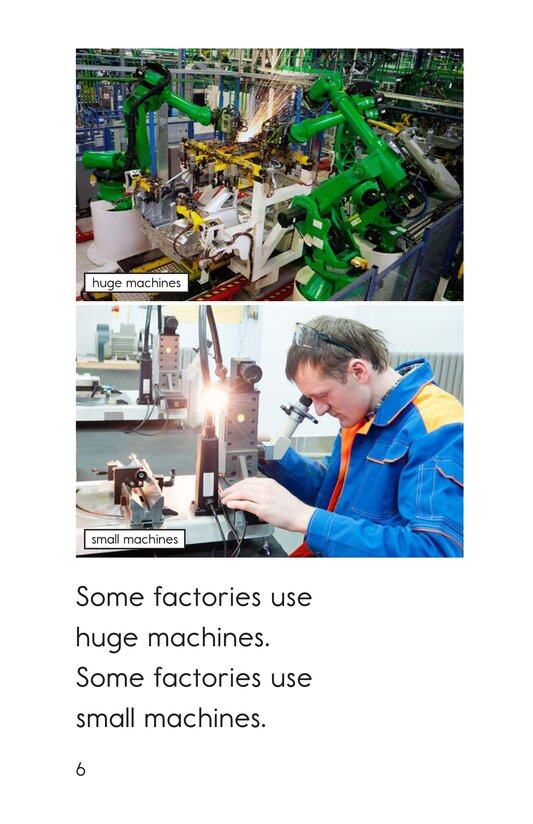 All Kinds of Factories绘本故事第5页