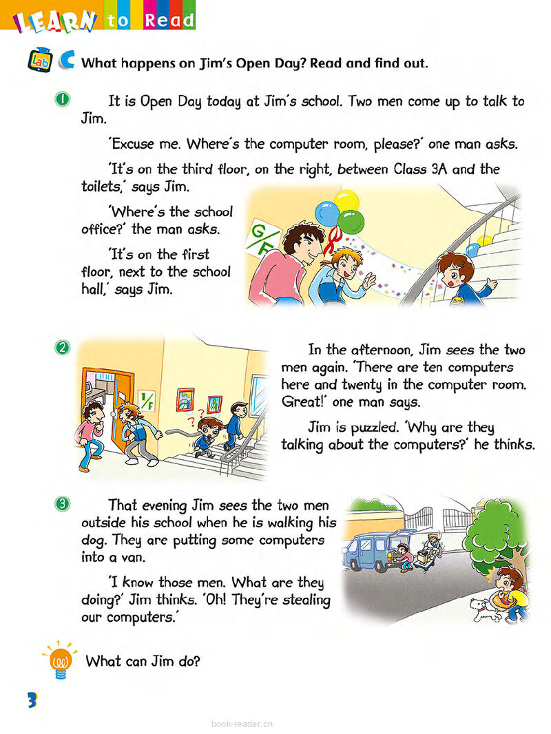 1 Open Day绘本故事第4页