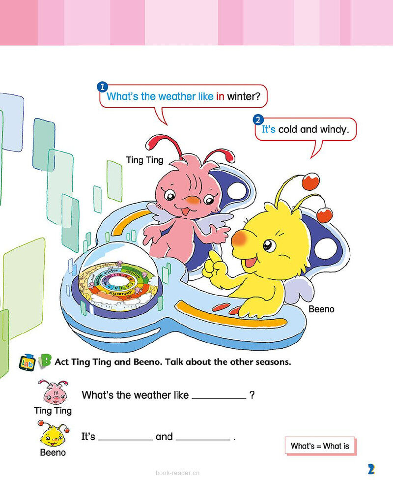 1 Weather and seasons绘本故事第4页