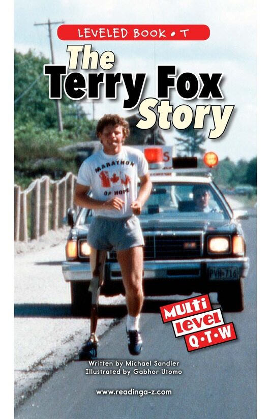 The Terry Fox Story绘本故事第2页