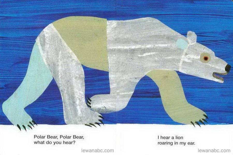 (20周)Polar Bear, Polar Bear, What Do You Hear?绘本故事第3页