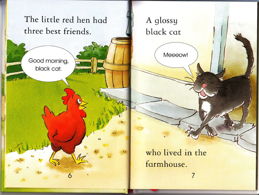 The Little Red Hen绘本故事第5页