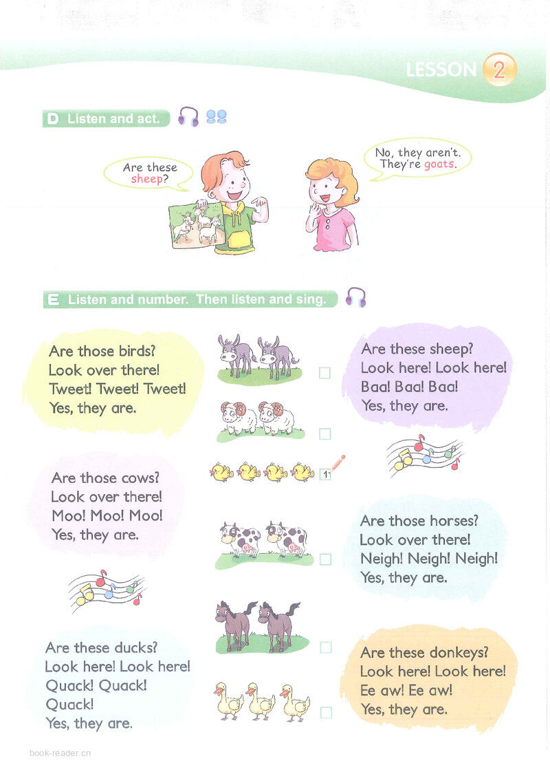 6 This is my uncle's farm绘本故事第5页