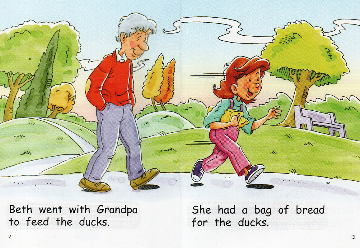 feed the ducks绘本故事第3页