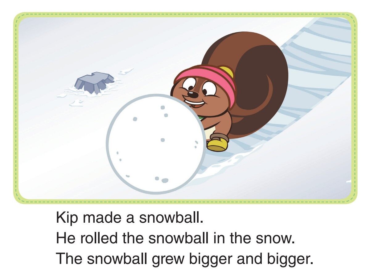 Making a Snowman绘本故事第4页