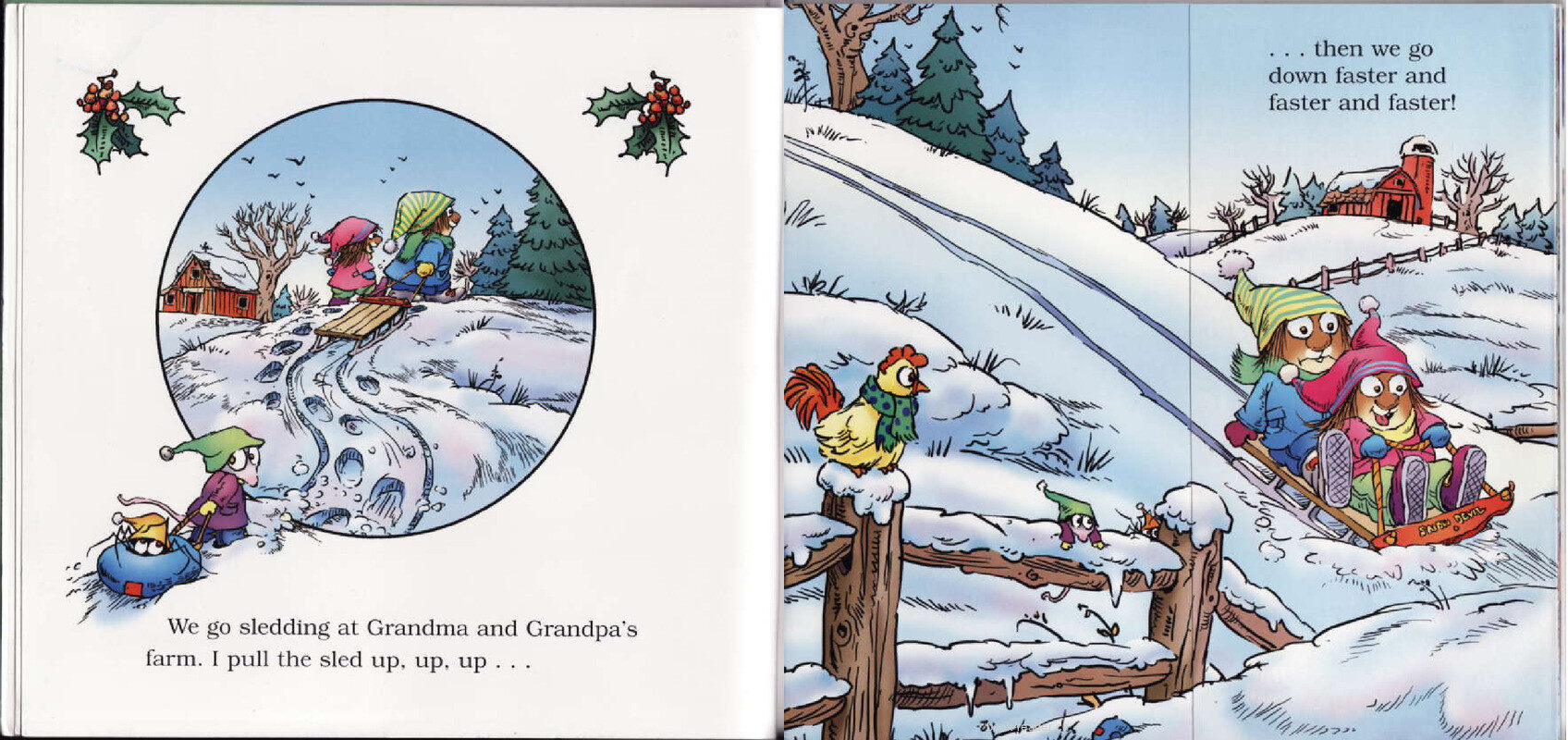 Merry Christmas Little Critter绘本故事第4页