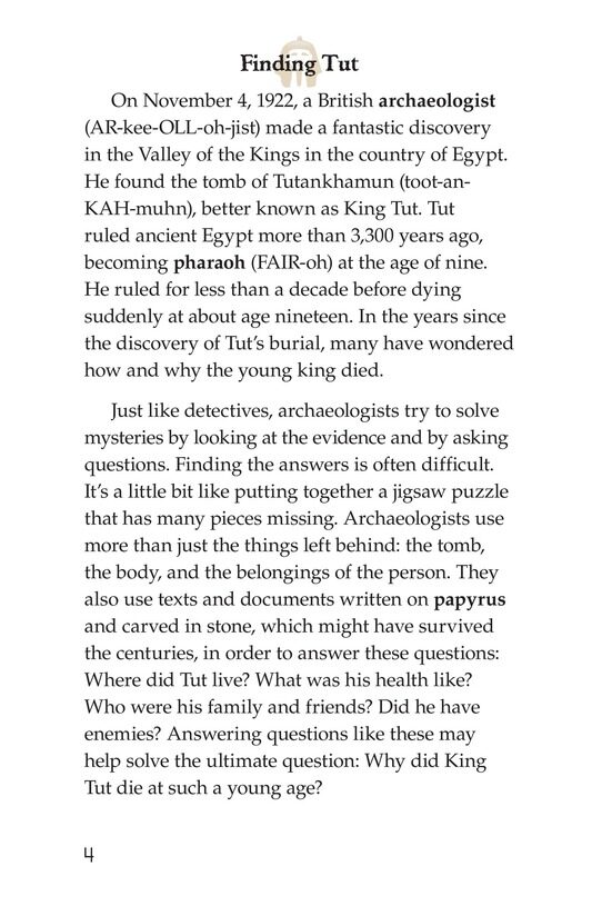 The Mystery of King Tut绘本故事第3页