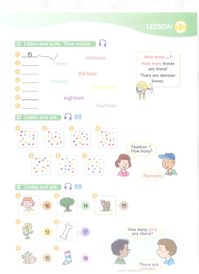 11 Nineteen bones in the house!绘本故事第3页