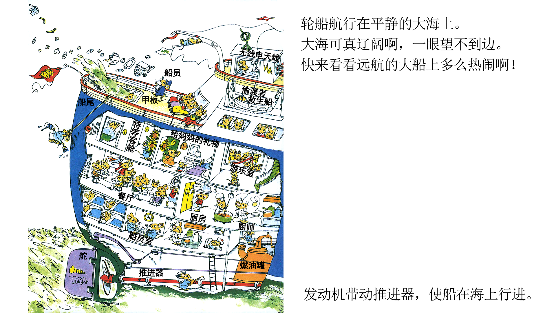 忙忙碌碌镇9：坐船远航绘本故事第5页
