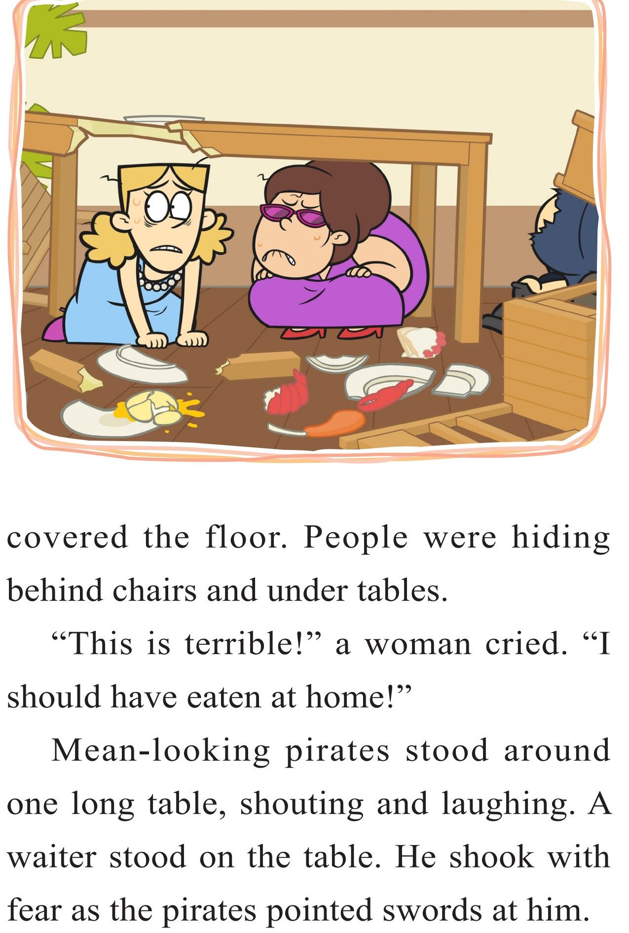 Trouble at The Wharf绘本故事第4页