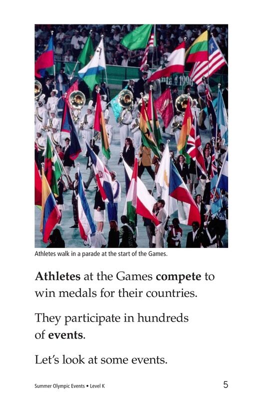 Summer Olympics Events绘本故事第4页
