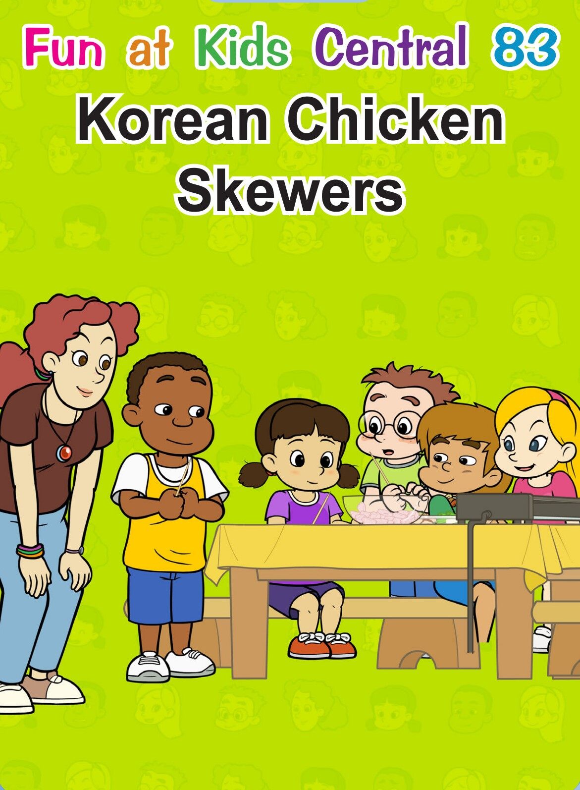 Korean Chicken Skewers绘本故事第2页
