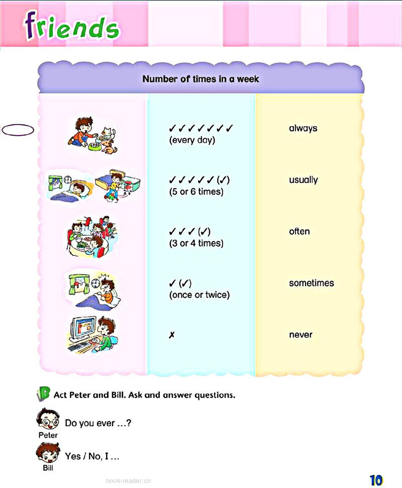 2 More about our friends绘本故事第4页