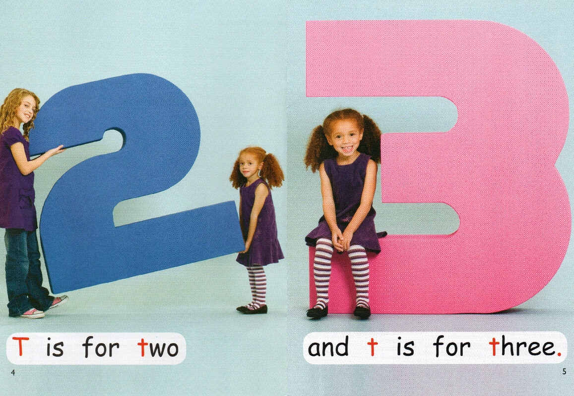 name the numbers绘本故事第4页