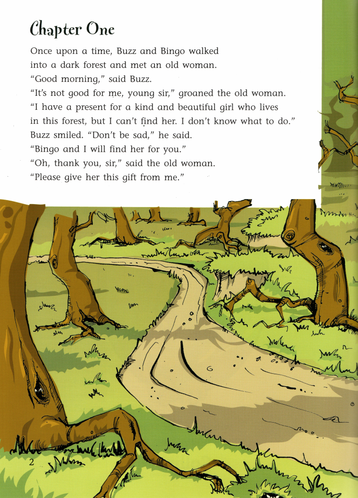 Buzz and Bingo in the Fairytale Forest绘本故事第3页