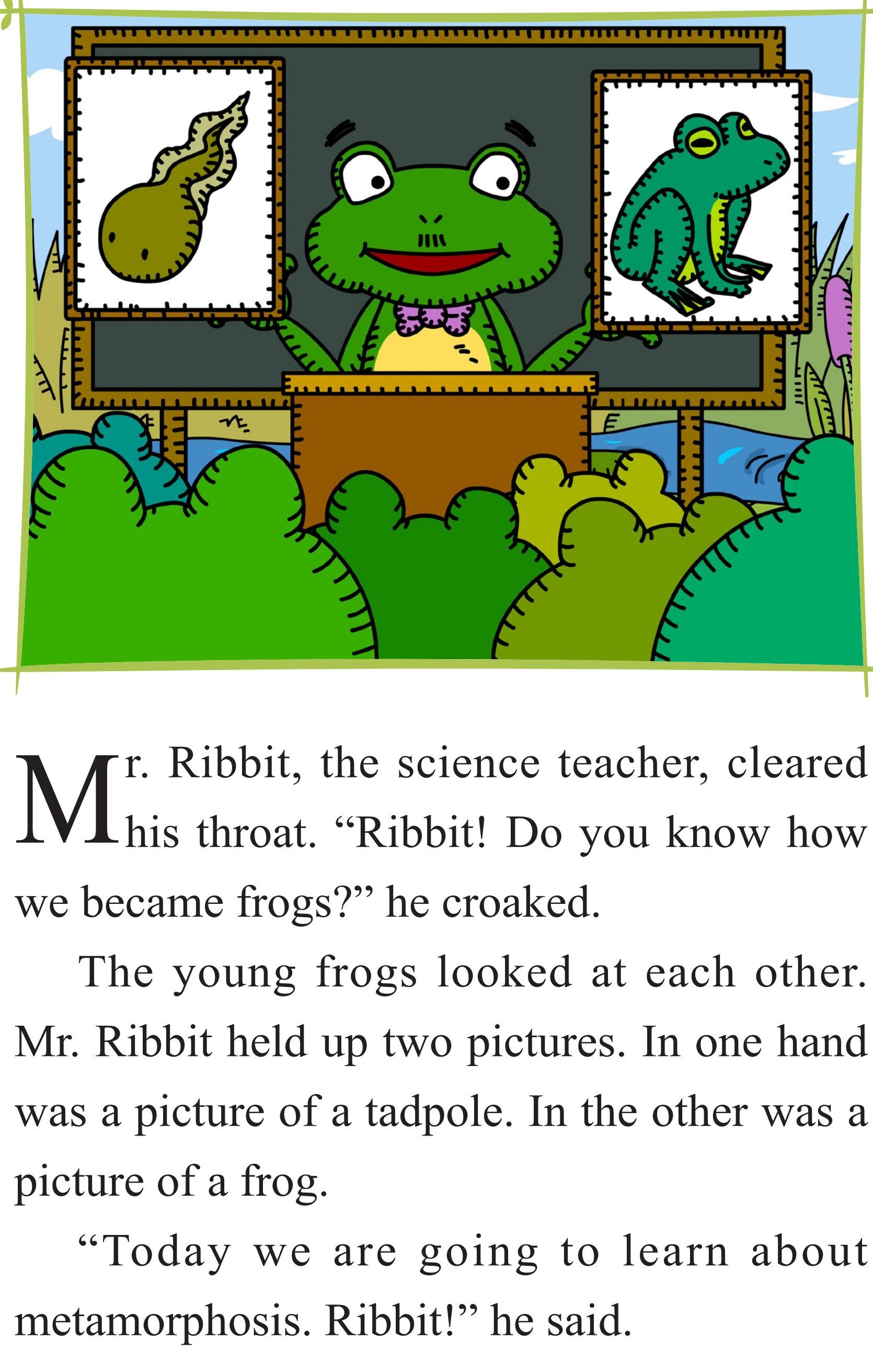 From Tadpole to Frog绘本故事第2页