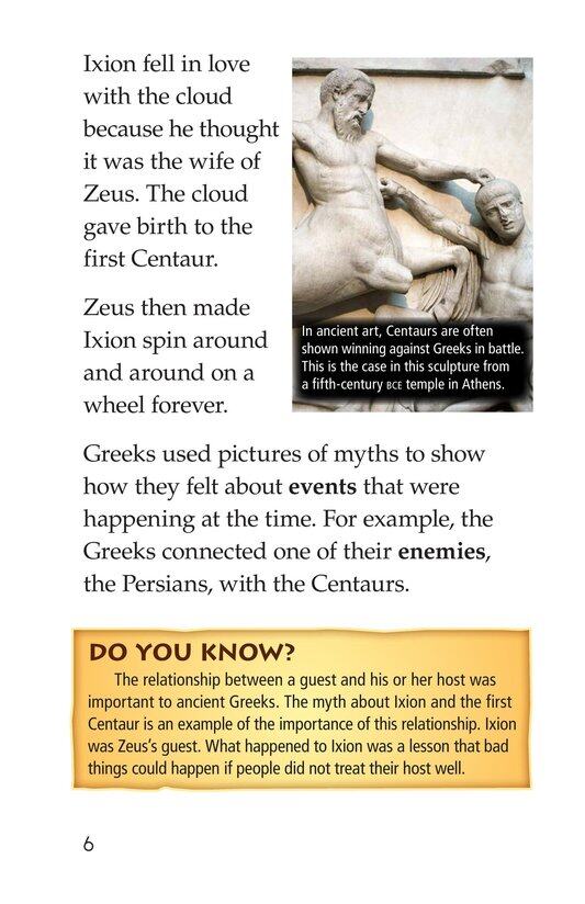 Mythical Creatures of Ancient Greece绘本故事第5页