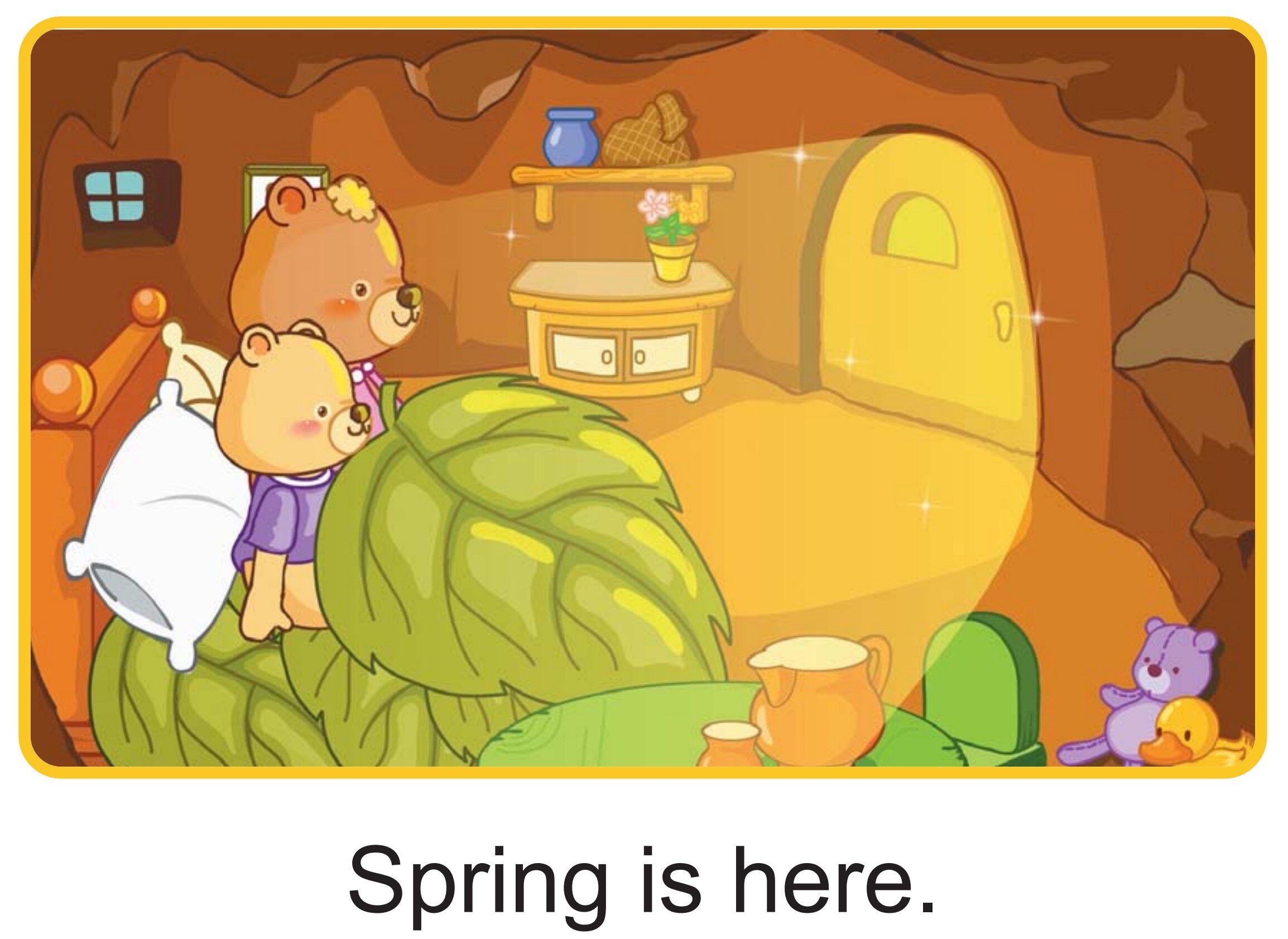 Spring Is Here绘本故事第2页