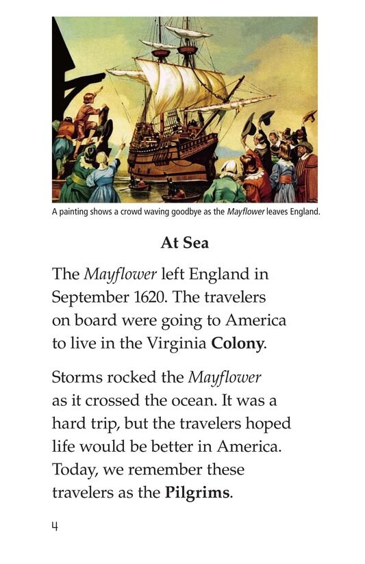The Story of the Mayflower绘本故事第3页