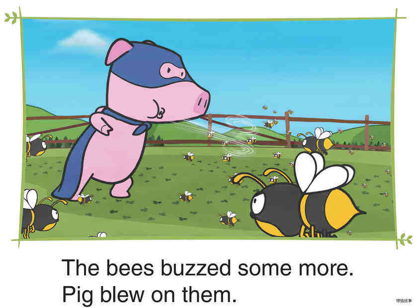 Super Pig and the Bees绘本故事第4页