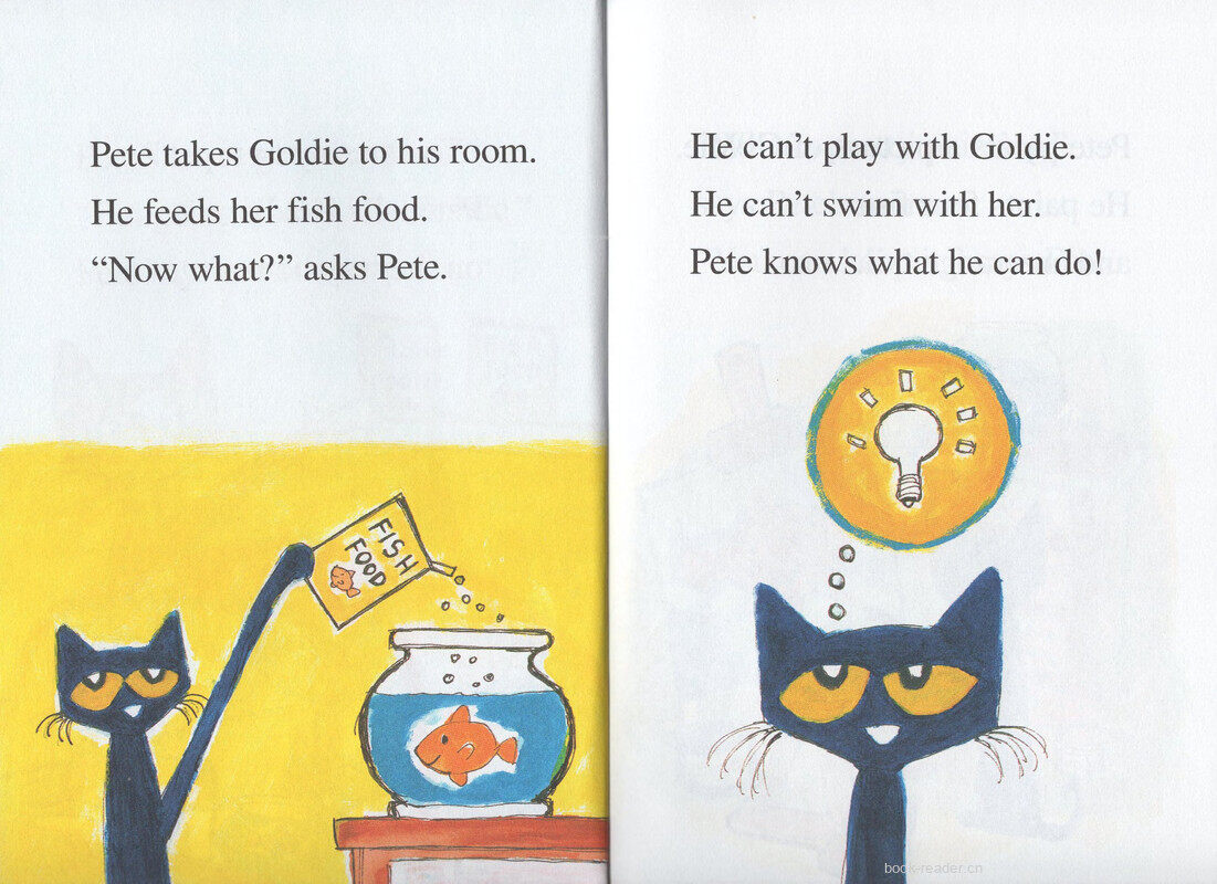 Pete the Cat A Pet For Pete绘本故事第5页