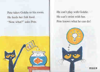 Pete the Cat A Pet For Pete绘本故事第5页