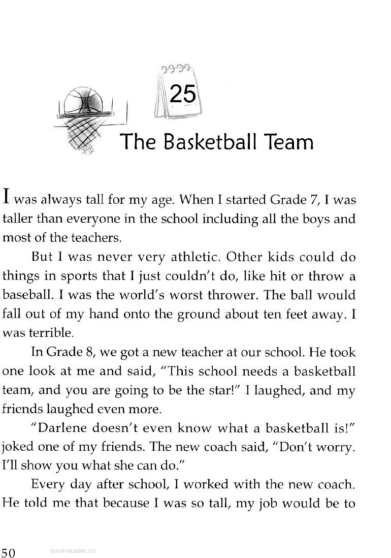 The Basketball Team绘本故事第2页
