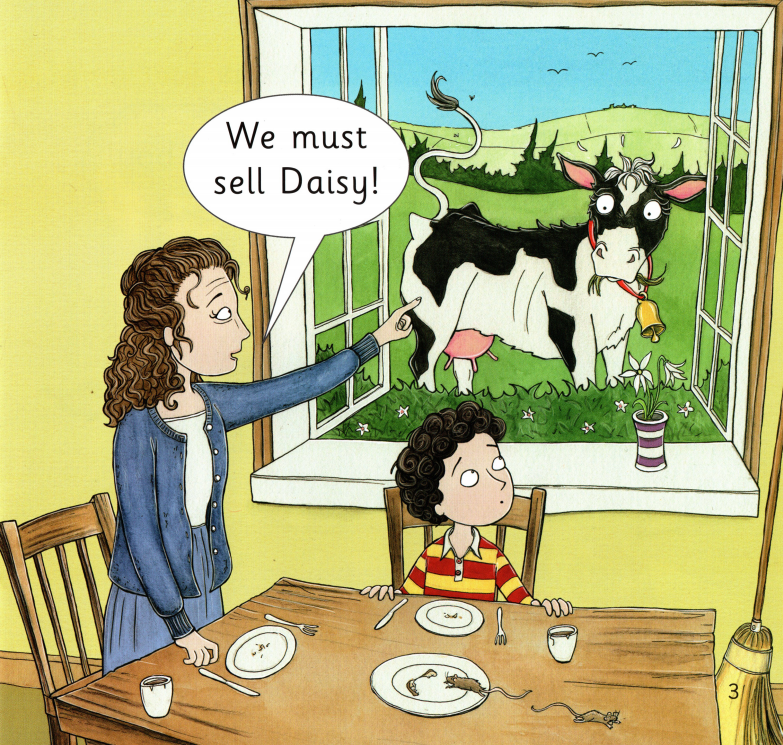 Jack and the Beanstalk绘本故事第4页