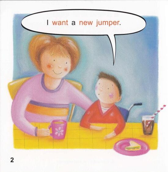 A jumper for James绘本故事第3页