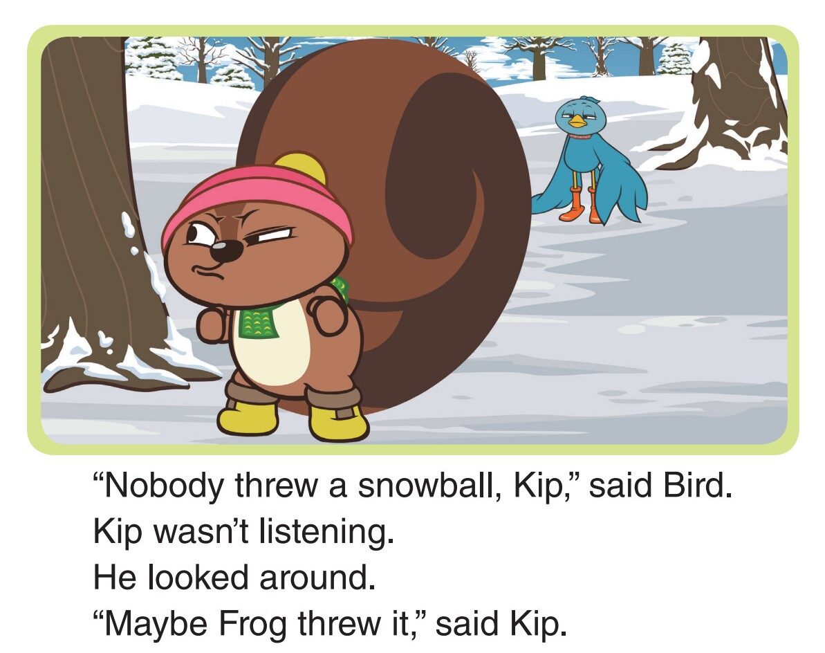 Building a Snow Fort绘本故事第3页