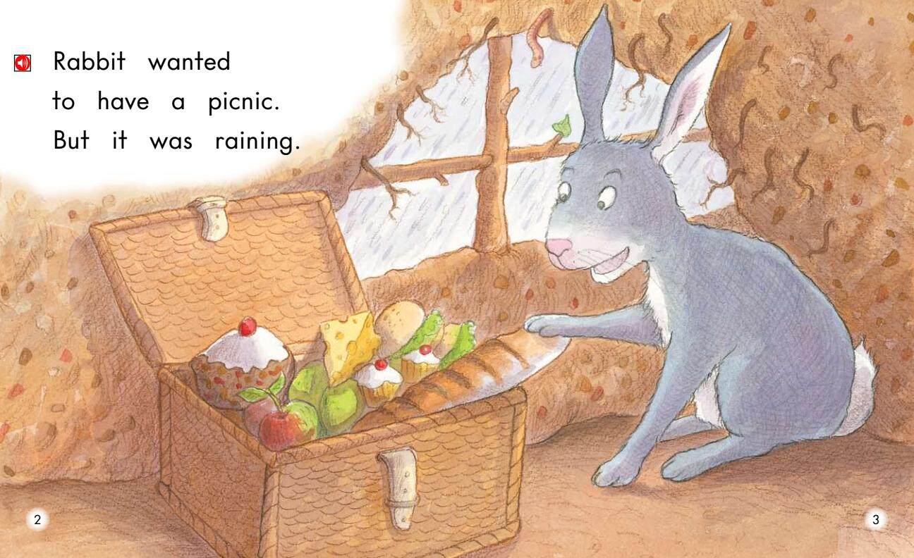 A Picnic in the Rain绘本故事第3页